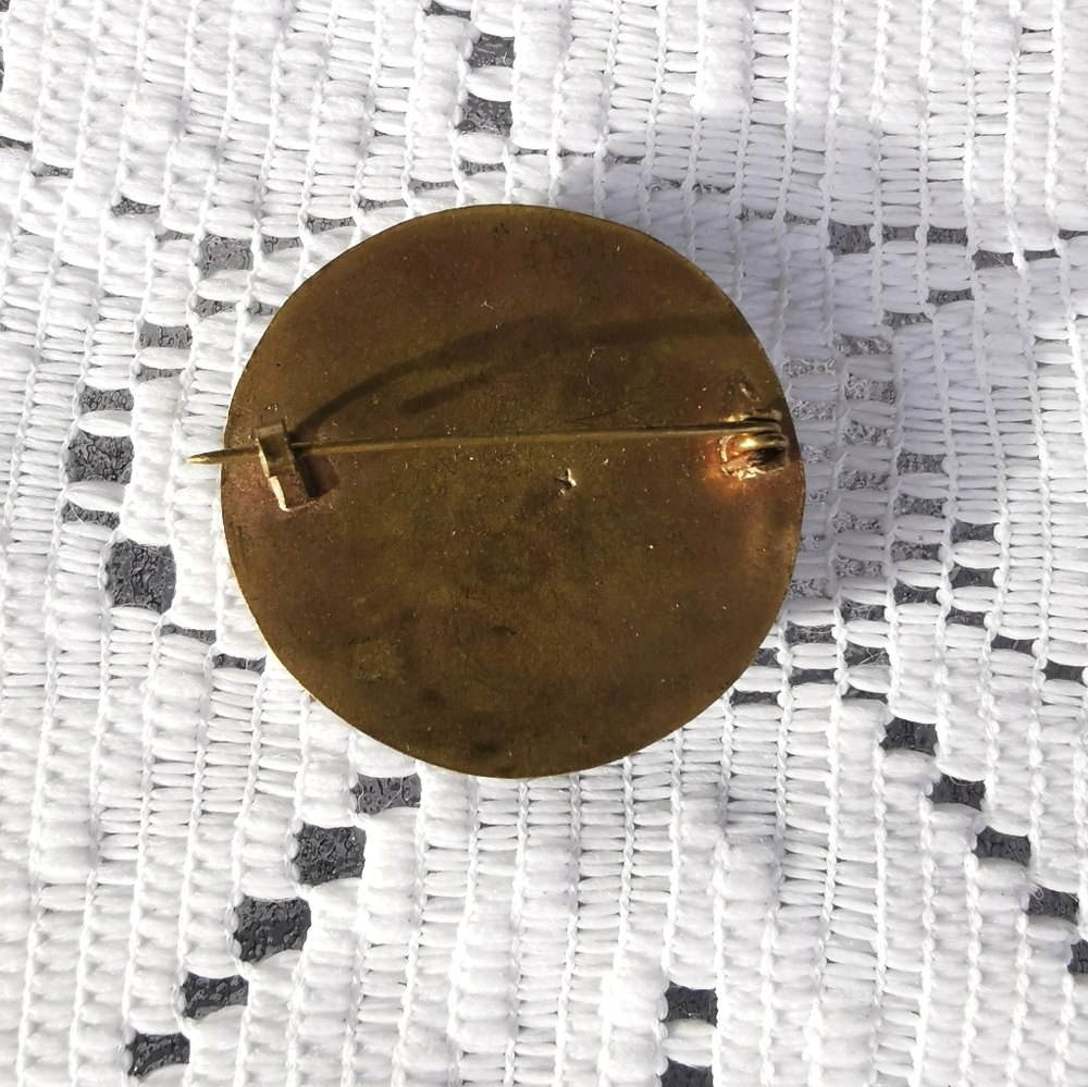 Vintage Micromosaic Pin Brooch - Picture 3 of 3